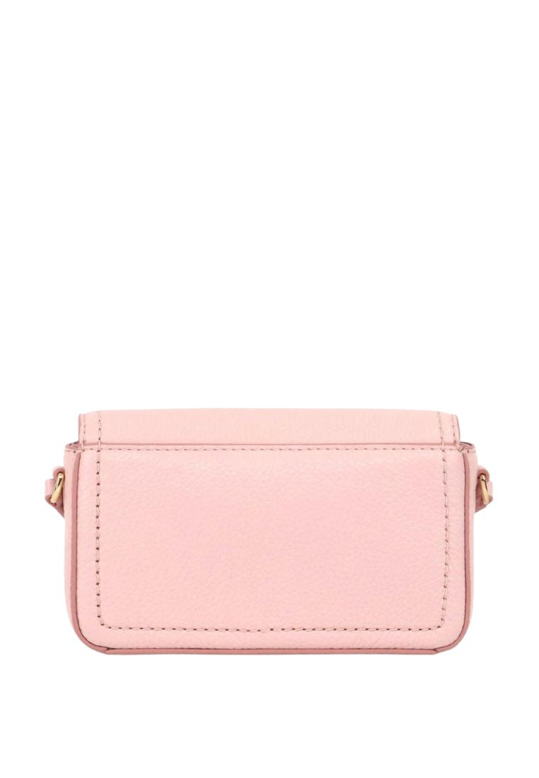 Mini Leather Crossbody Peach Whip