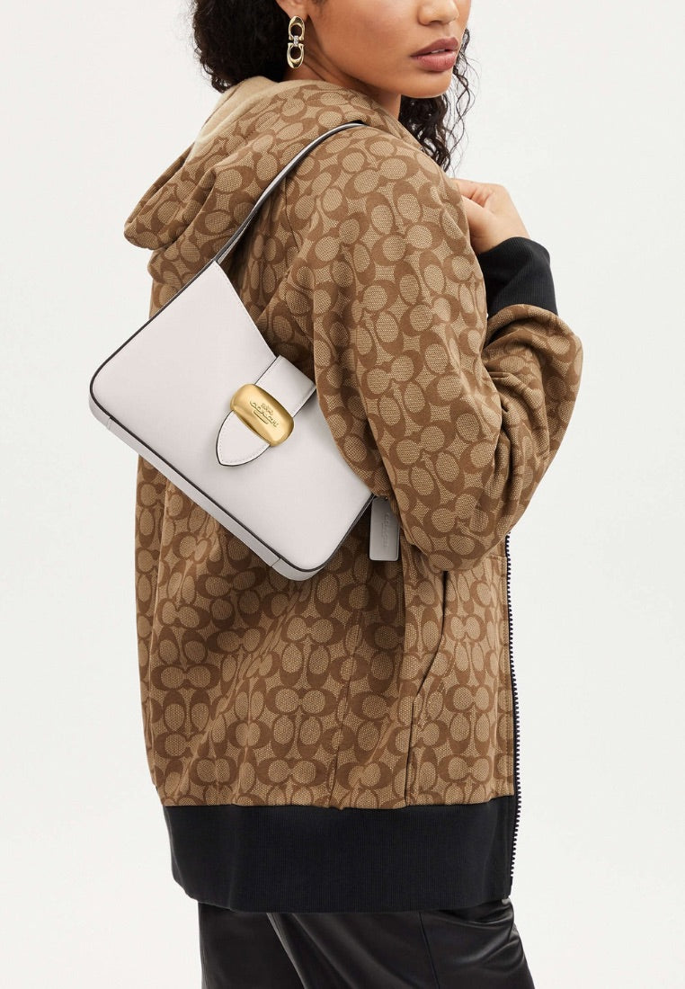 Eliza Shoulder Bag Gold Chalk