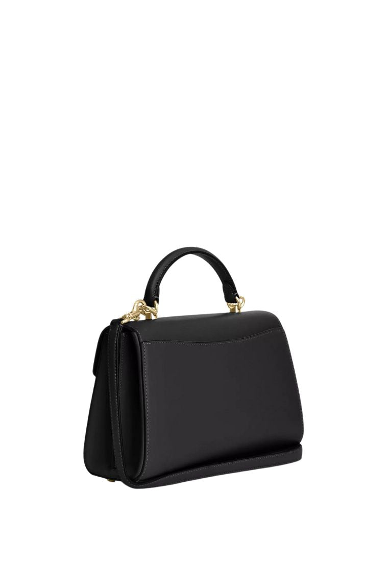 Eliza Top Handle Gold Black