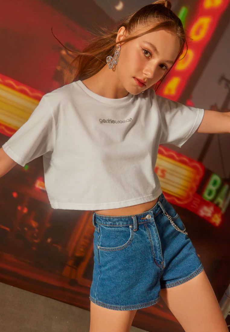 Embellished Crop Top