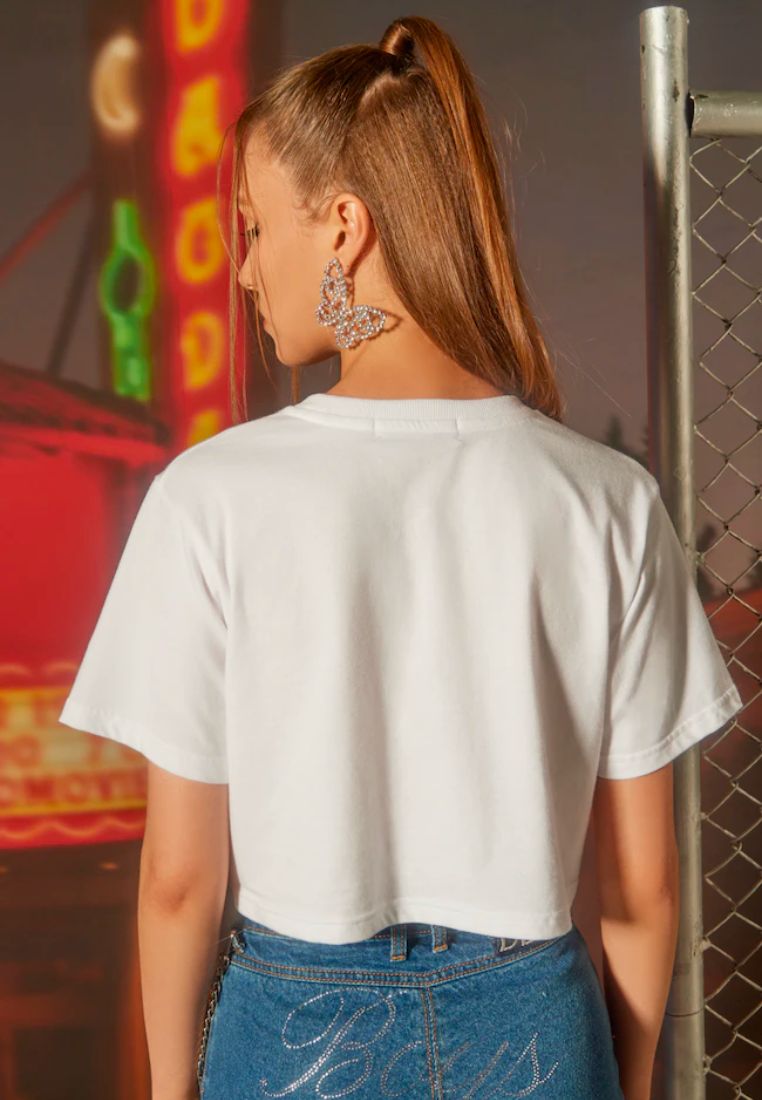 Embellished Crop Top