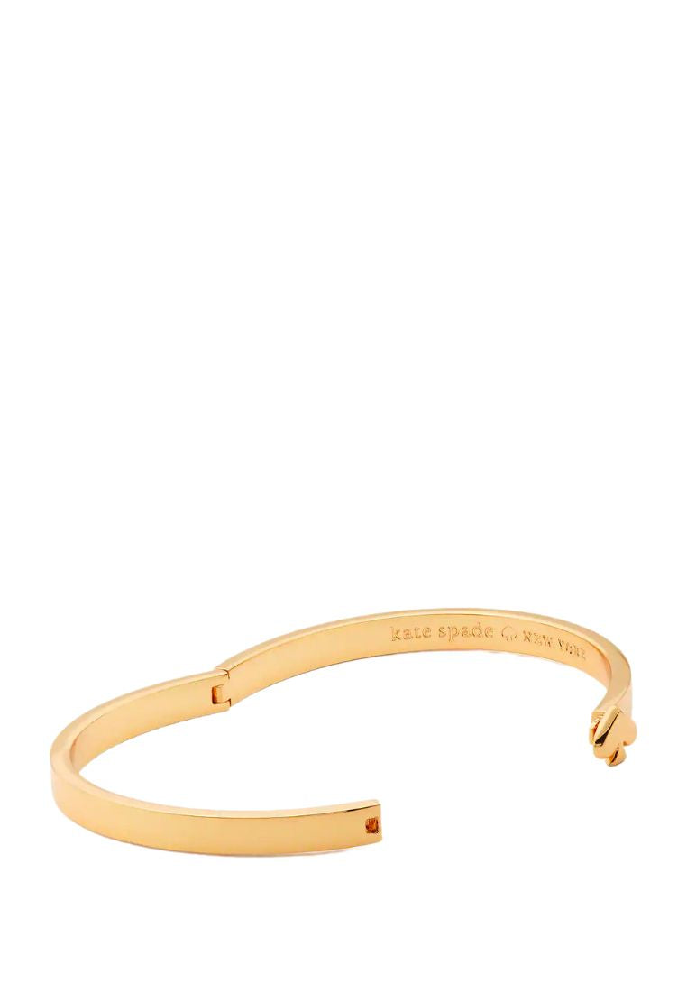 Everyday Spade Thin Metal Bangle Gold