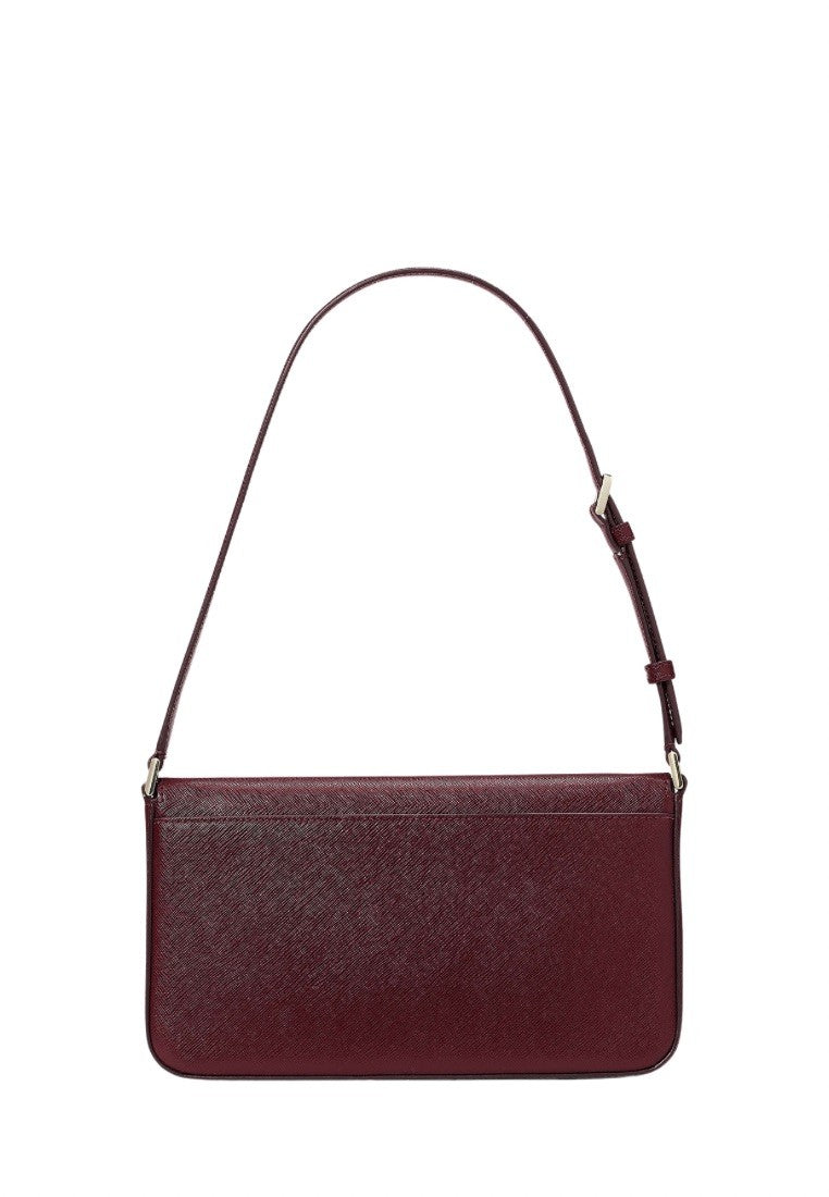 Staci Flap Shoulder Bag Grenache