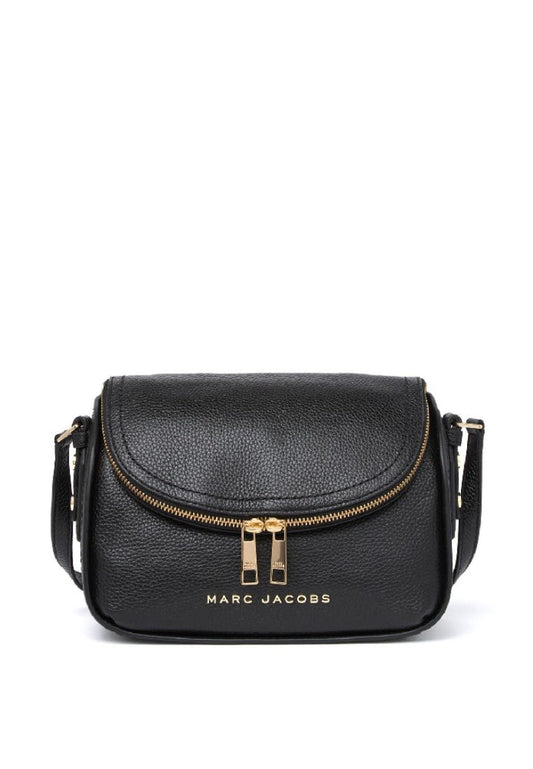 The Groove Leather Mini Messenger Black
