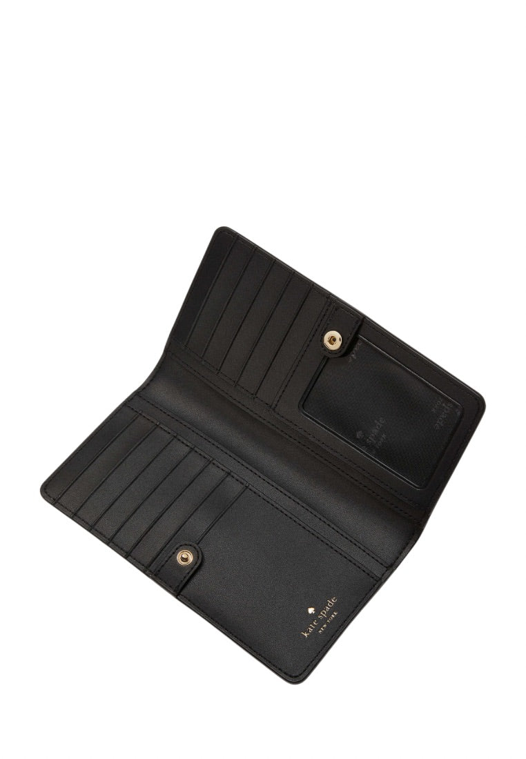 Madison Large Slim Bifold Wallet Black