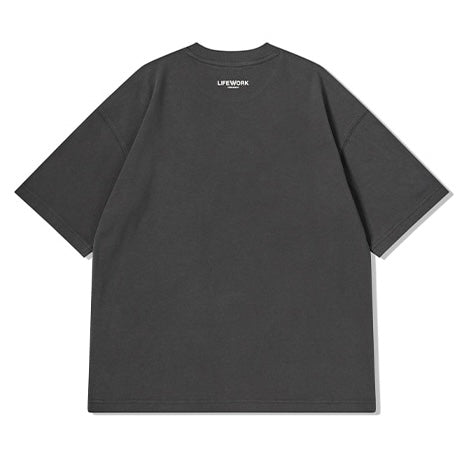 Silver Figure T-Shirt Charcoal Grey