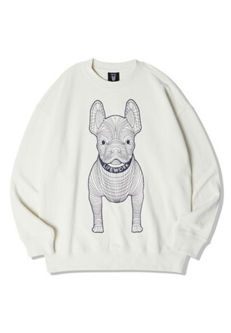 Big Radog Sweatshirt Ivory