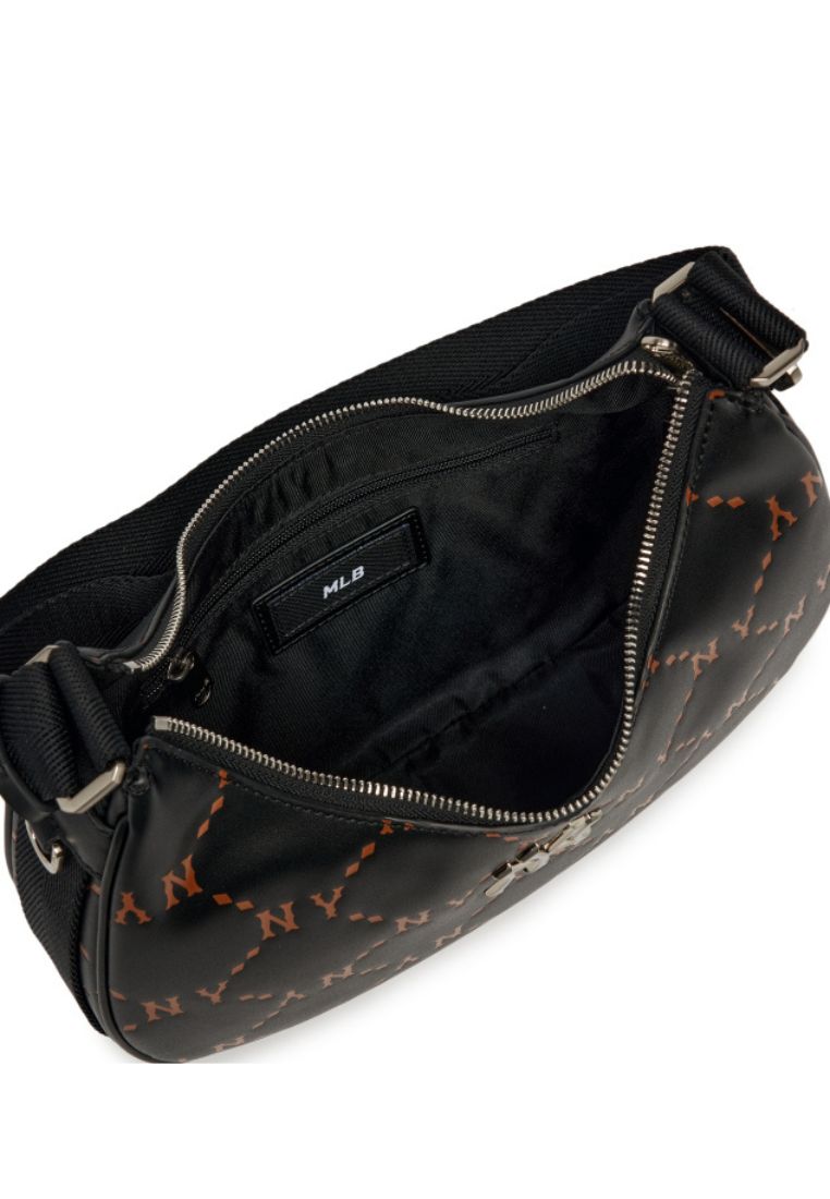 Dia MONOGRAM PU Embo L-Hobo Bag NEW YORK YANKEES black