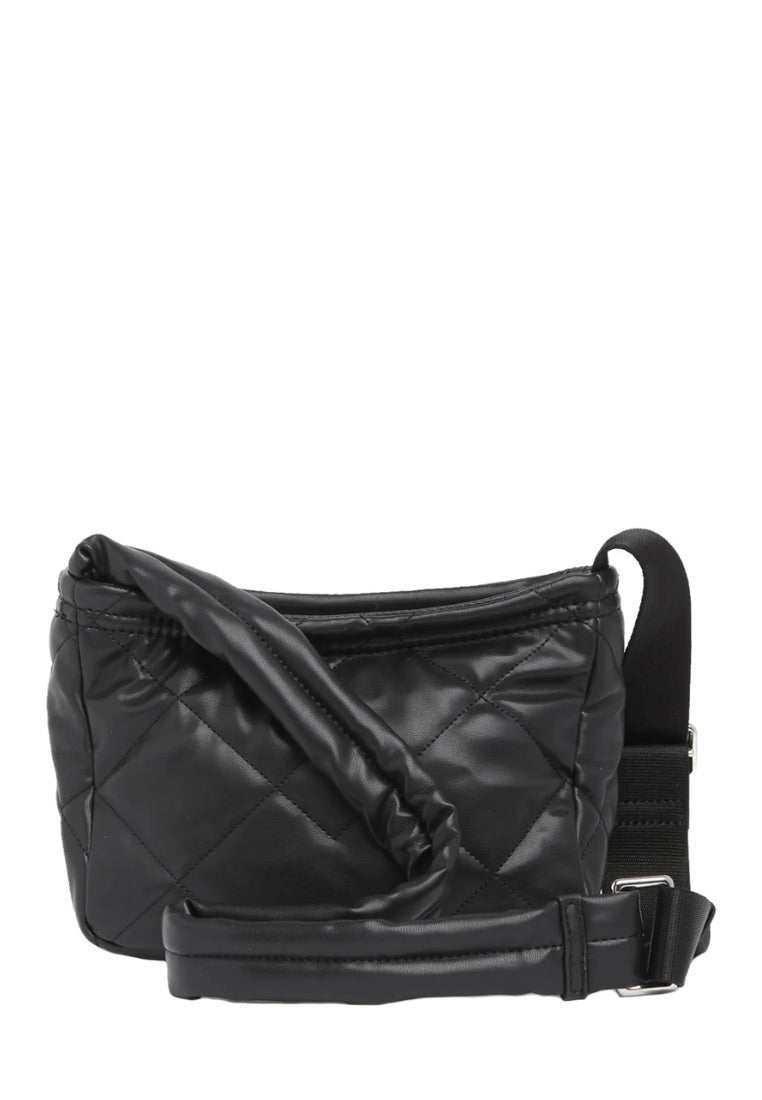 Quilted Mini Crossbody Bag Black