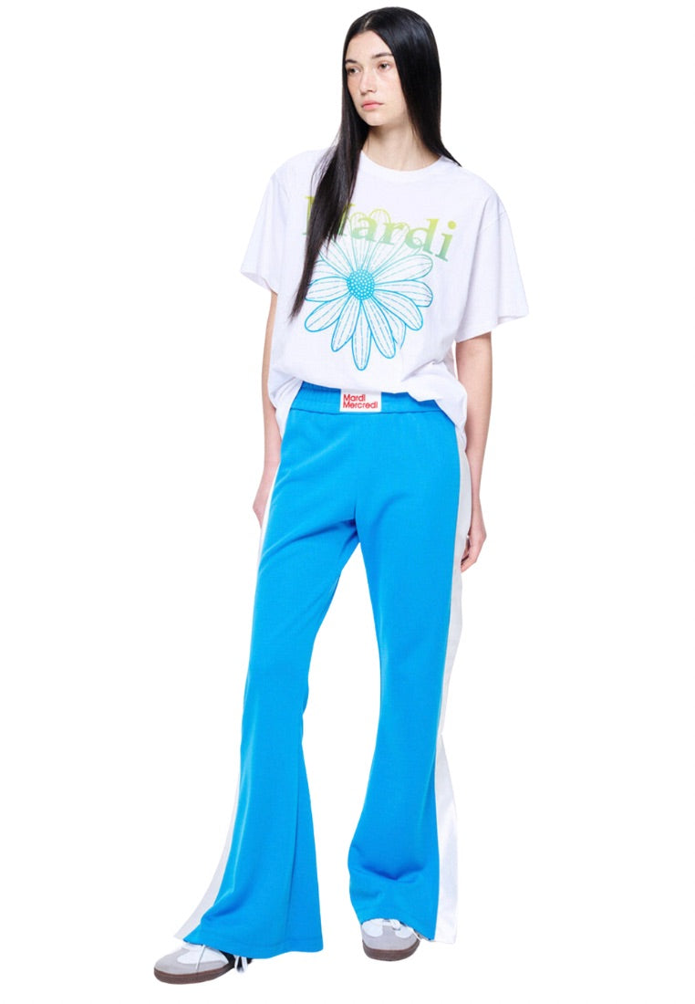 Tshirt Flowermardi Gradation White Lime