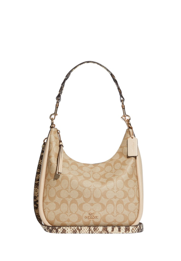 Jules Hobo In Signature Canvas Ivory Multi