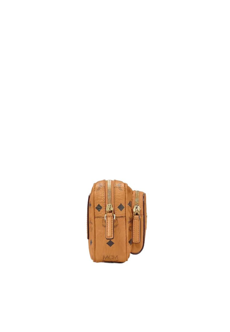 X-Mini Aren Crossbody in Visetos Cognac