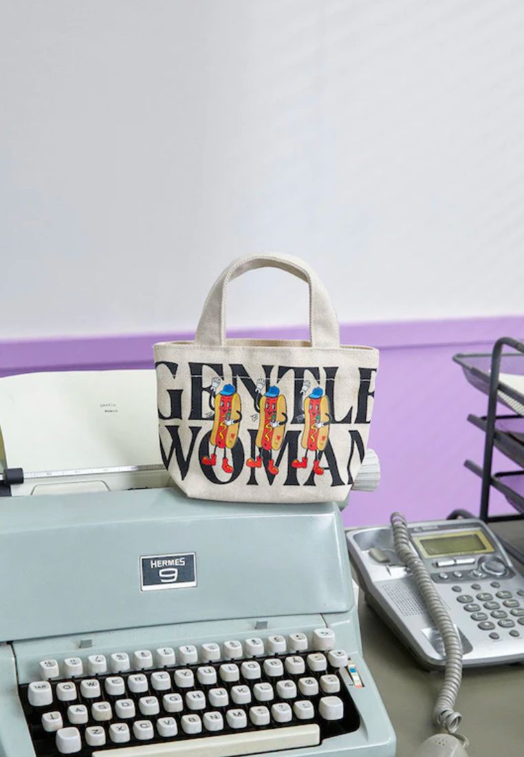 Fancy Dancing Hot Dogs Micro Tote Bag