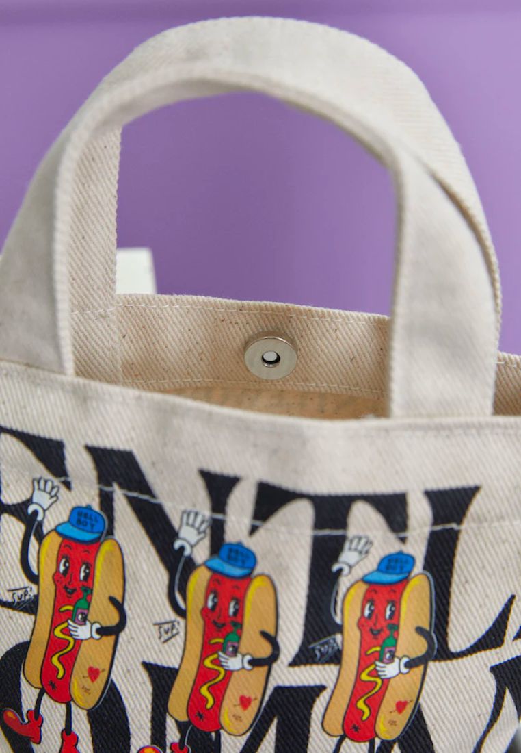 Fancy Dancing Hot Dogs Micro Tote Bag