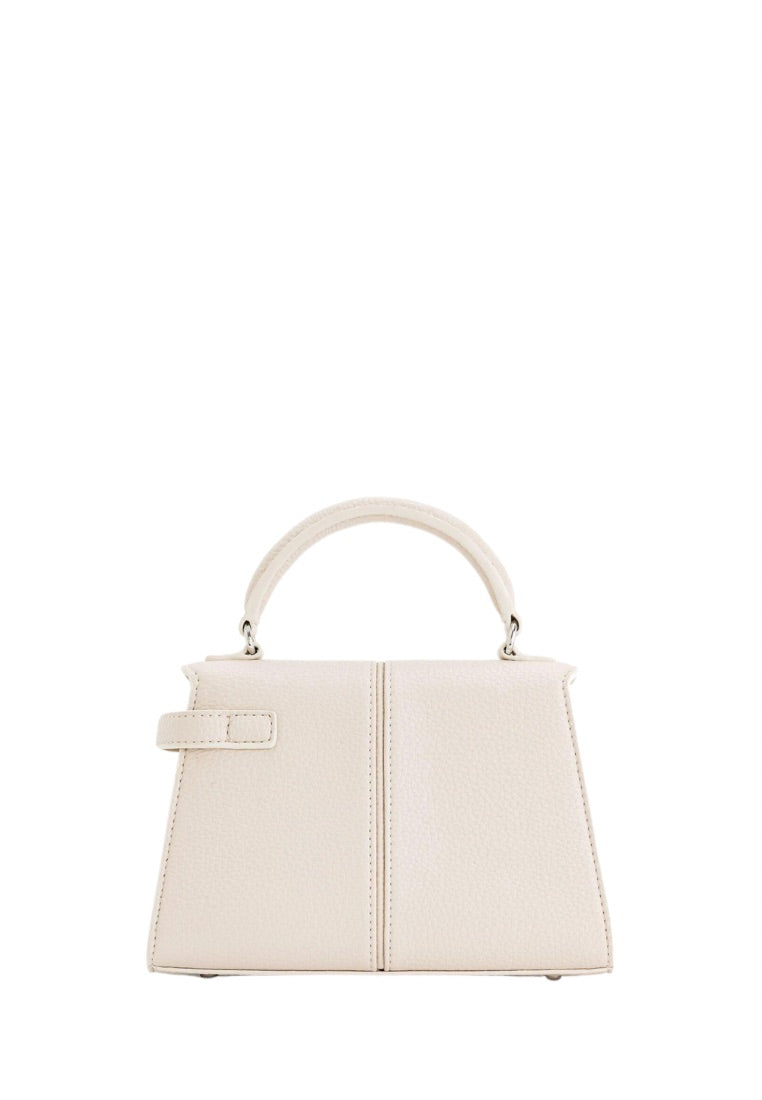 Elise Top Handle Bag - White