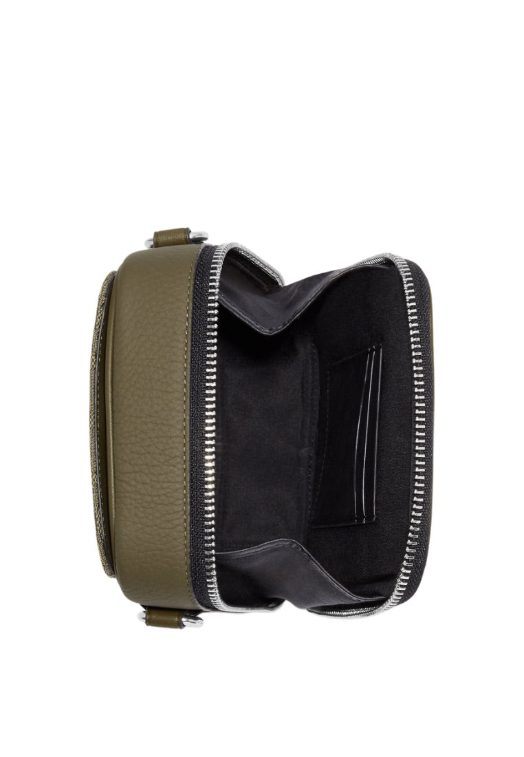 Stanton Crossbody In Signature Jacquard Utility Green