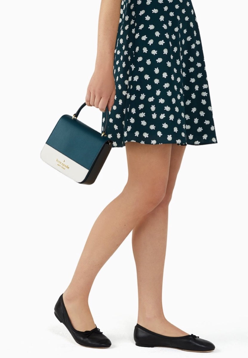 Staci Square Crossbody Peacock Sapphire Multi