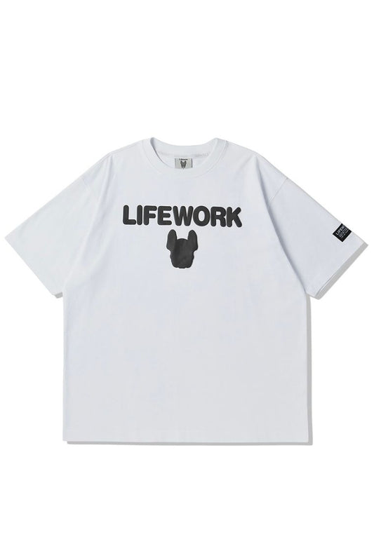 Fire Radog T-Shirt White