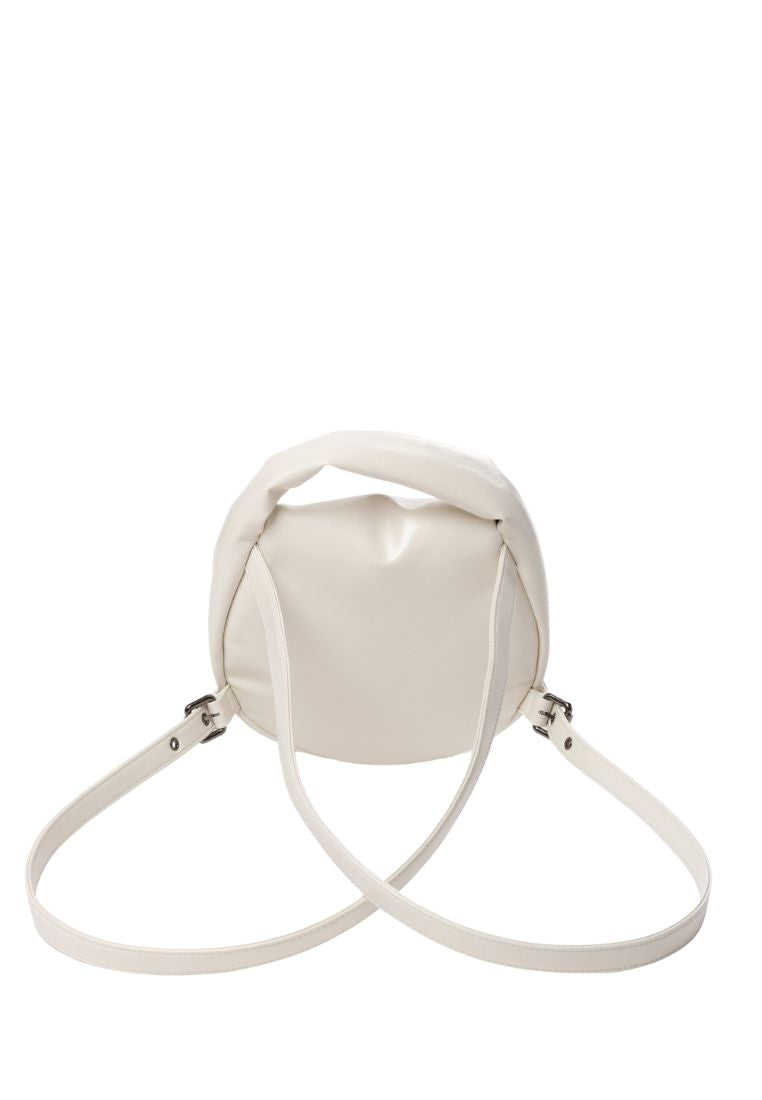 Flap Mug Backpack S Crinkle Cream