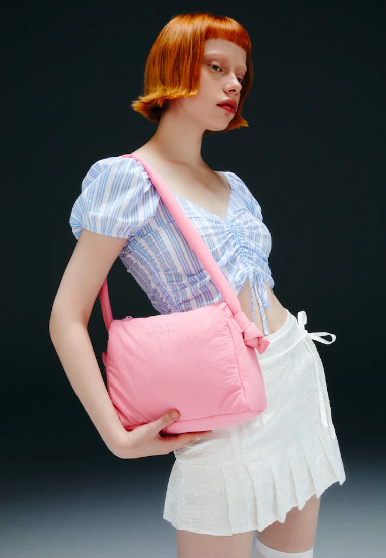 Florina Puffer Shoulder Bag Pink