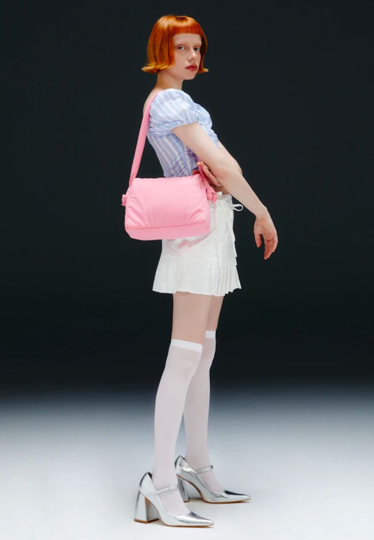 Florina Puffer Shoulder Bag Pink