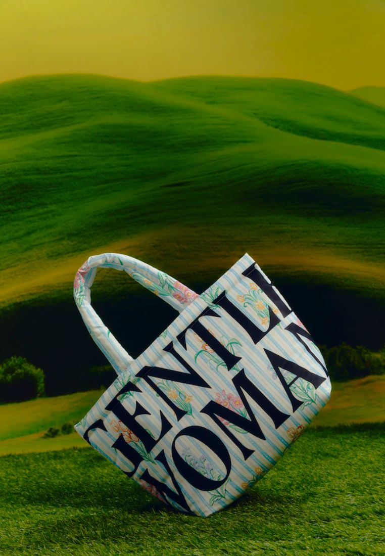 Flourish Flower Field Puffer Tote Bag