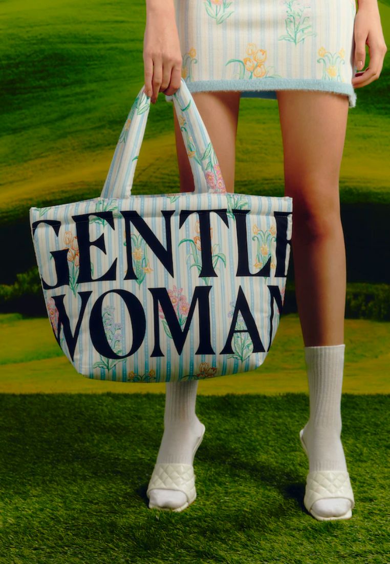 Flourish Flower Field Puffer Tote Bag