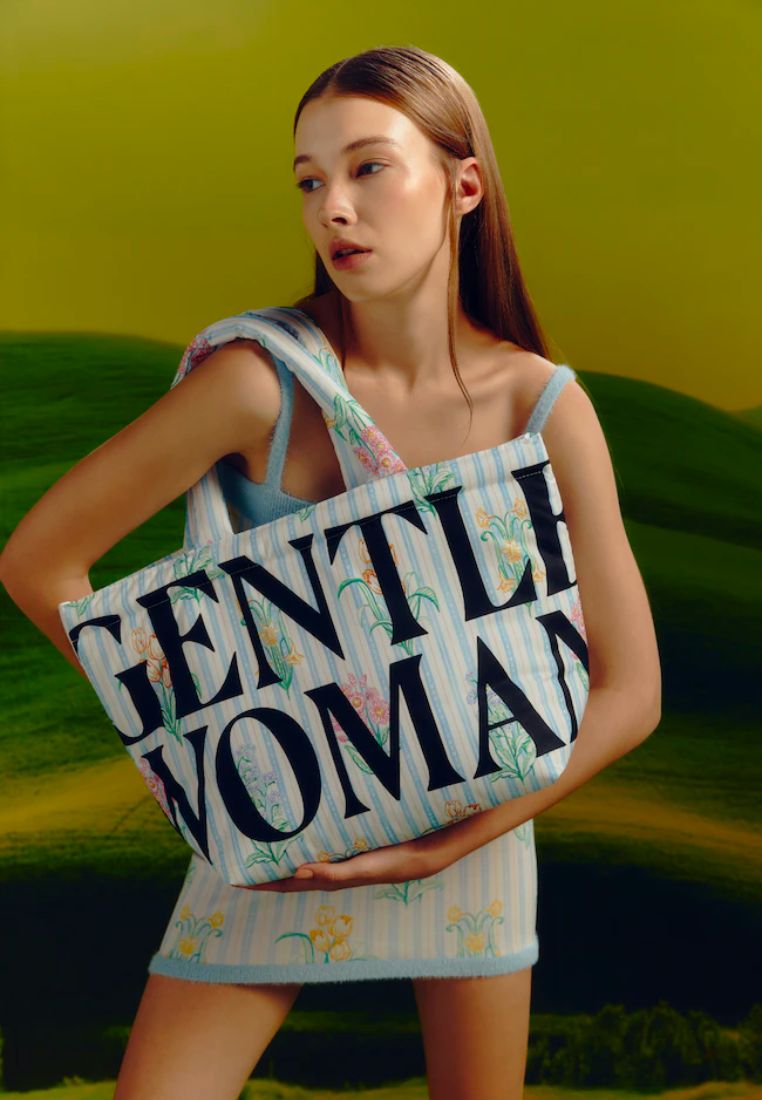 Flourish Flower Field Puffer Tote Bag