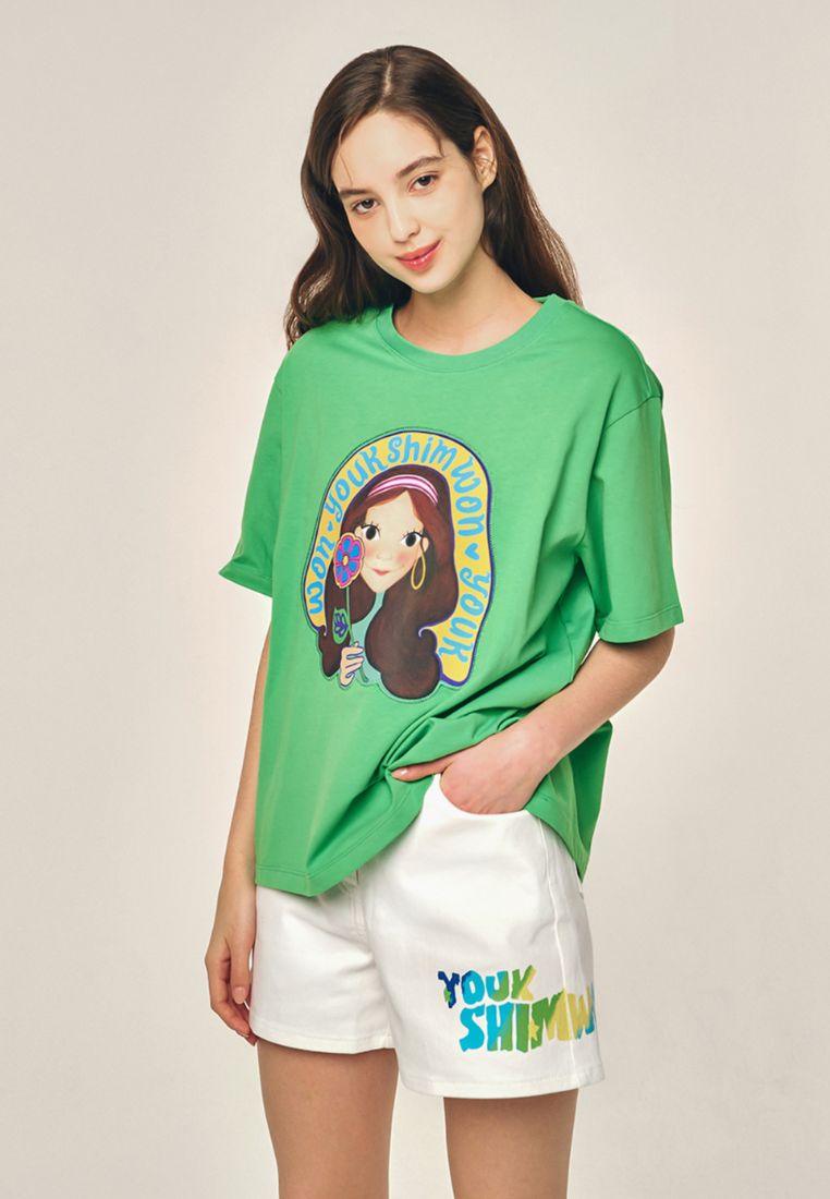 Flower T-Shirt F Luna
