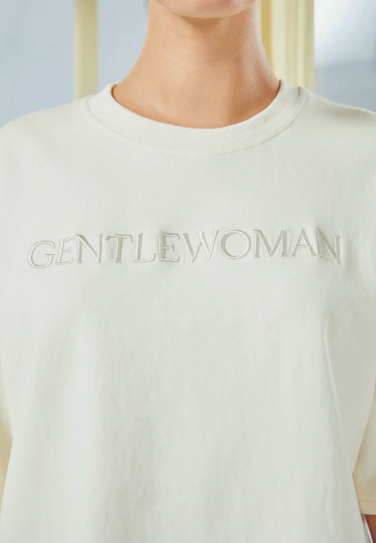 Forget Me Not Oversized T-Shirt Cream