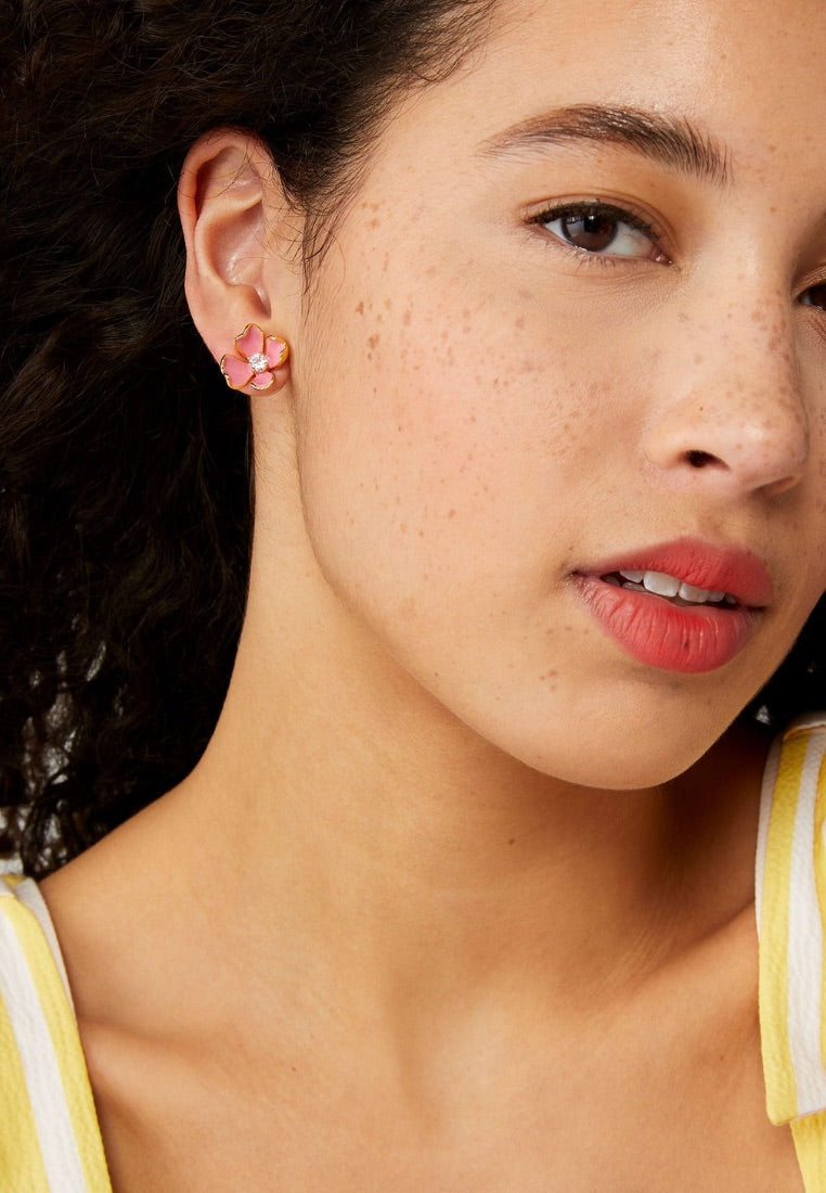 Freshly Picked Studs Pink