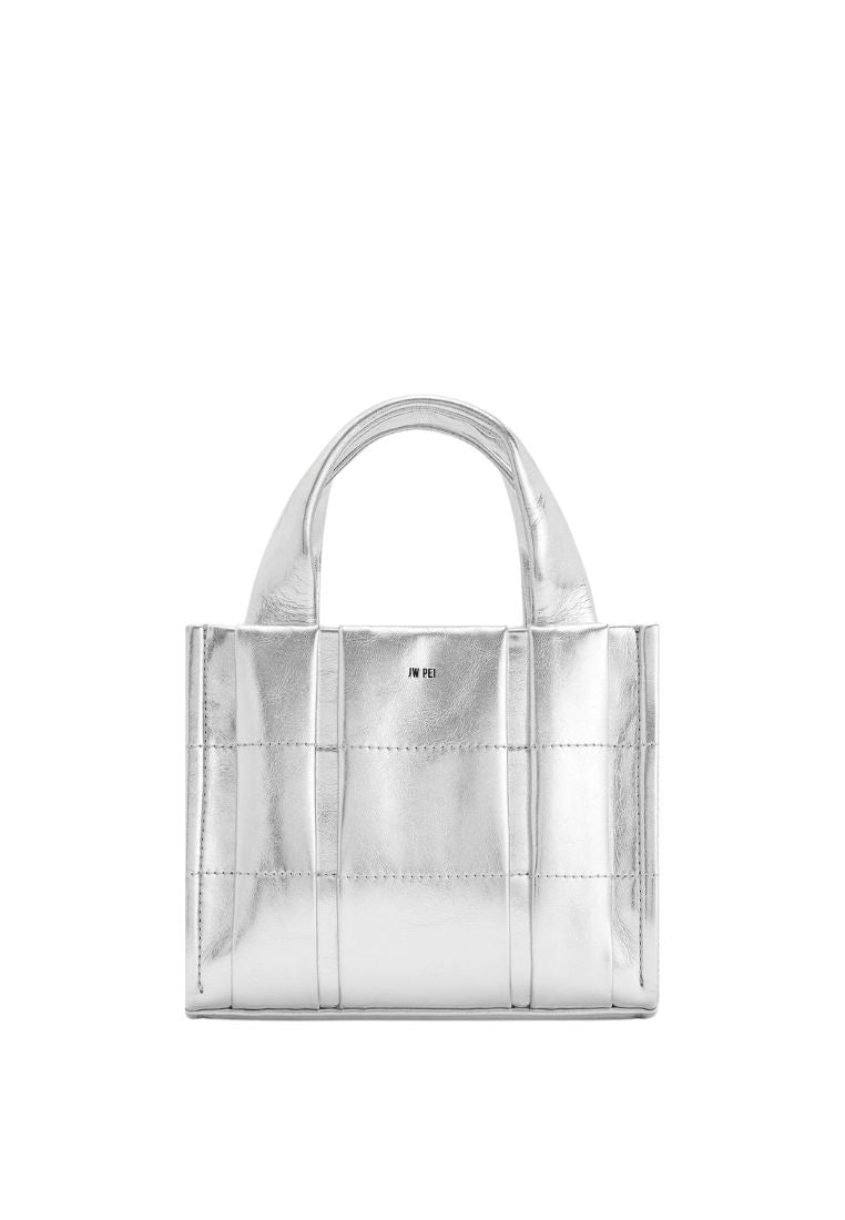Freya Mini Tote Bag - Silver