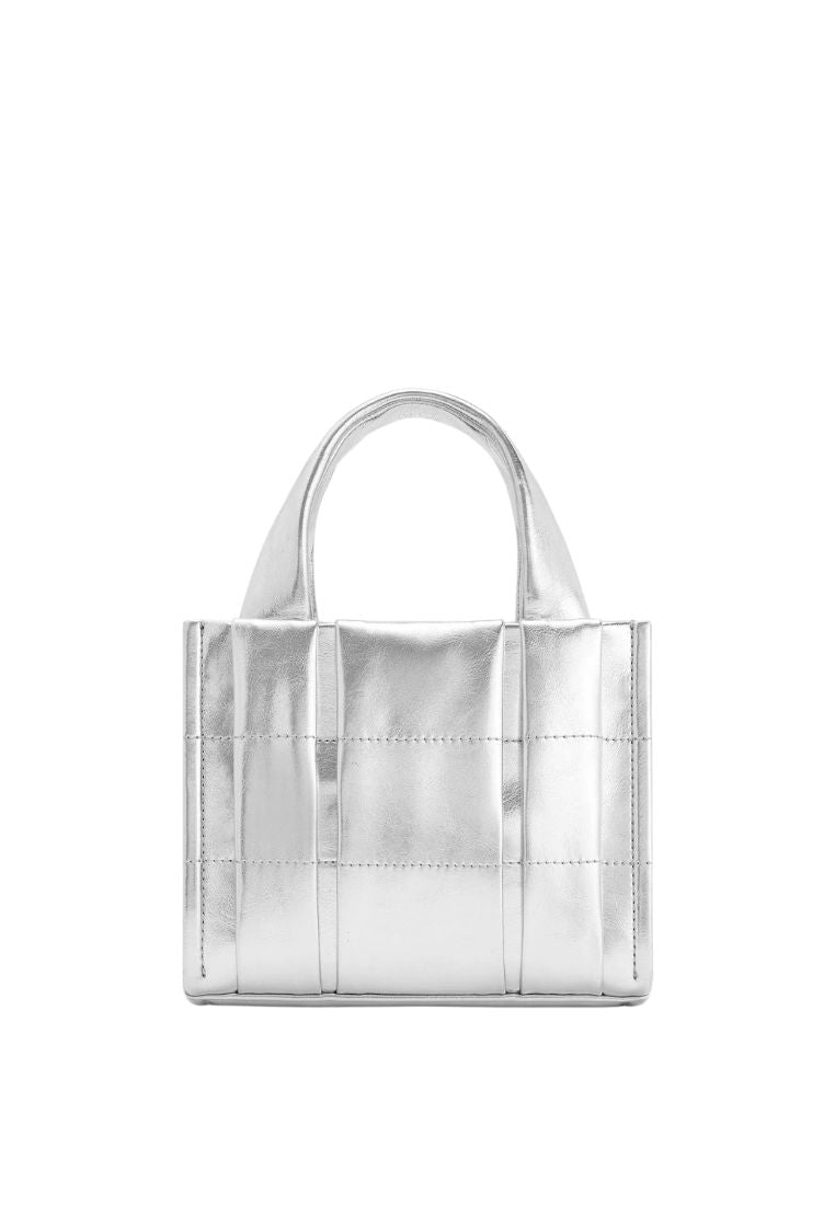 Freya Mini Tote Bag - Silver