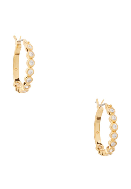 Full Circle Huggies Clear Gold