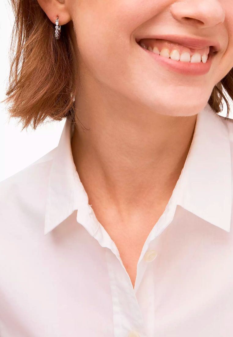 Full Circle Huggies Clear Silver