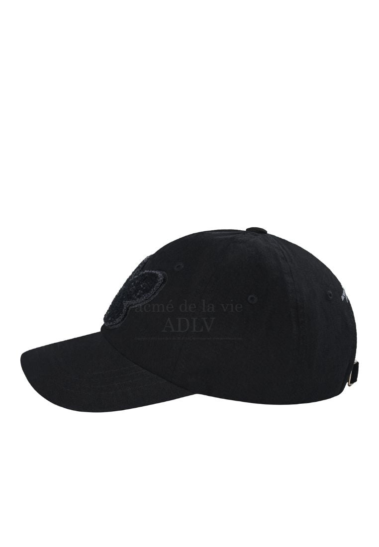 Fuzzy Rabbit Boucle Ball Cap Black