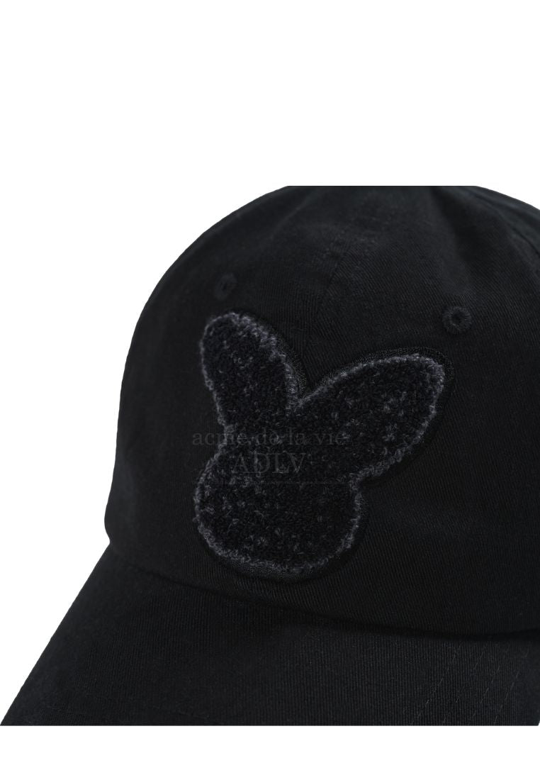 Fuzzy Rabbit Boucle Ball Cap Black