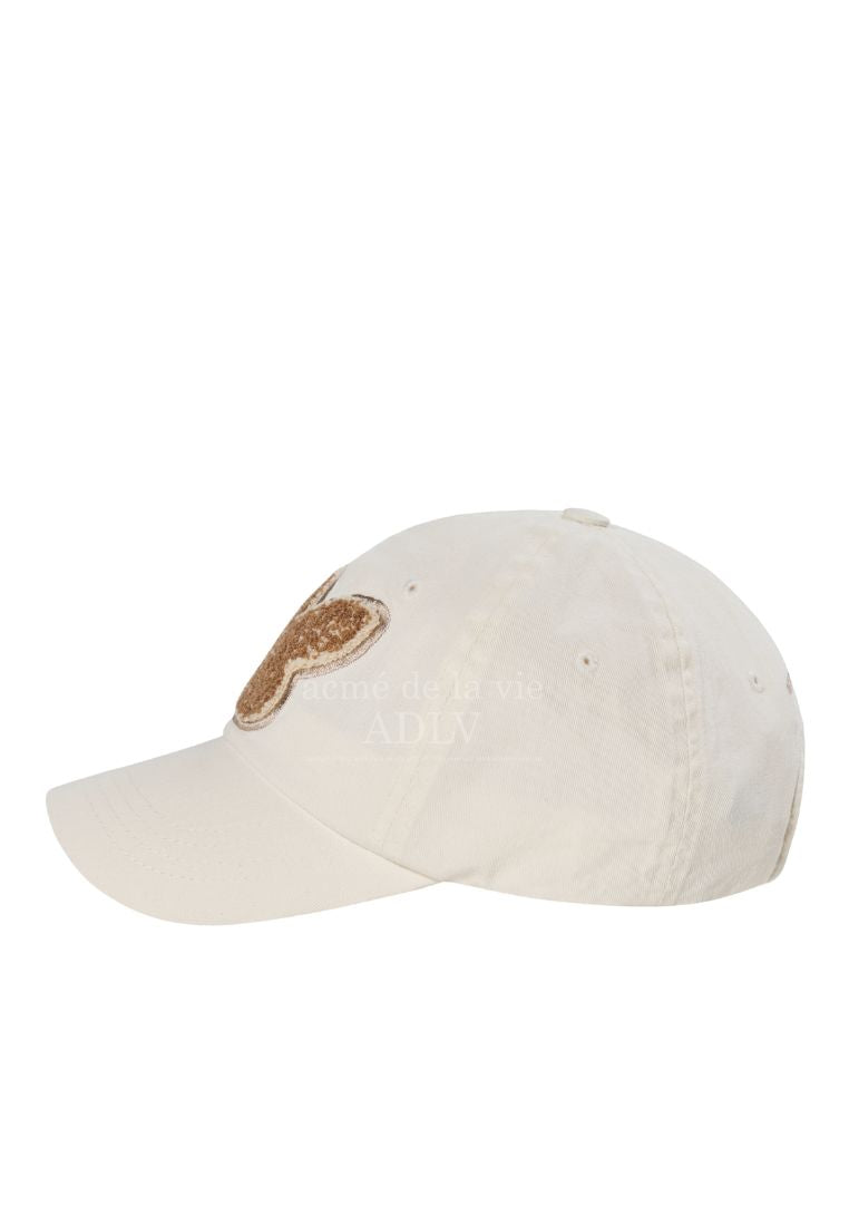 Fuzzy Rabbit Boucle Ball Cap Cream