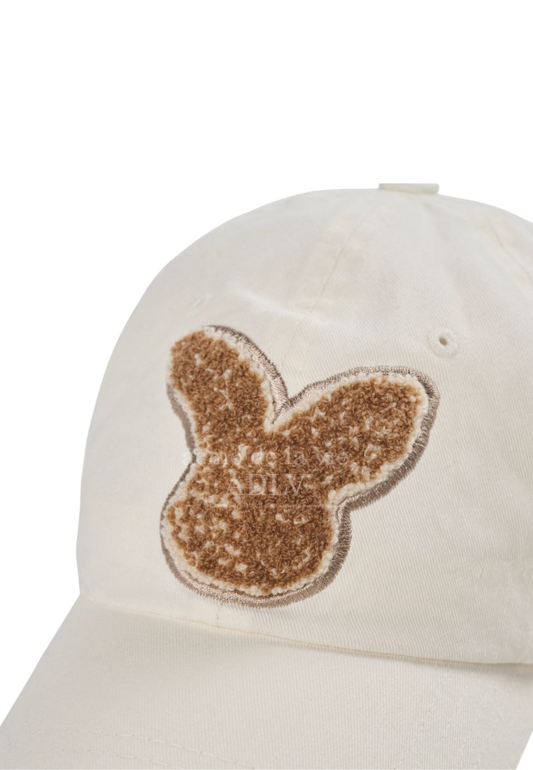 Fuzzy Rabbit Boucle Ball Cap Cream