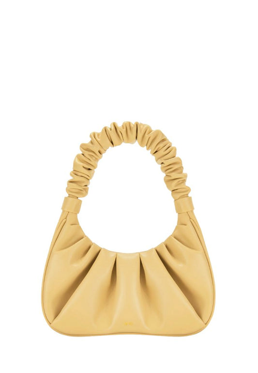 Gabbi Ruched Hobo Handbag - Butter