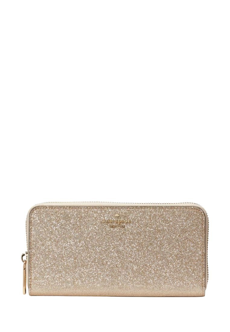 Glimmer Boxed Large Continental Wallet Gold