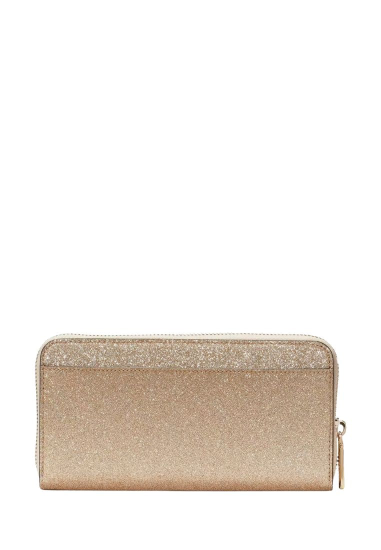 Glimmer Boxed Large Continental Wallet Gold