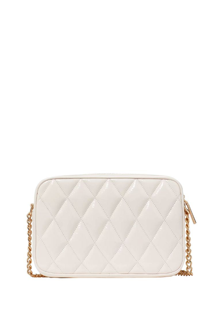 Glimmer Quilted Patent Leather Boxed Crossbody Set Parchment