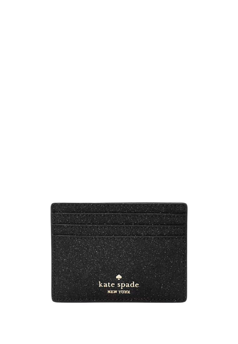 Glimmer Small Slim Card Holder Black