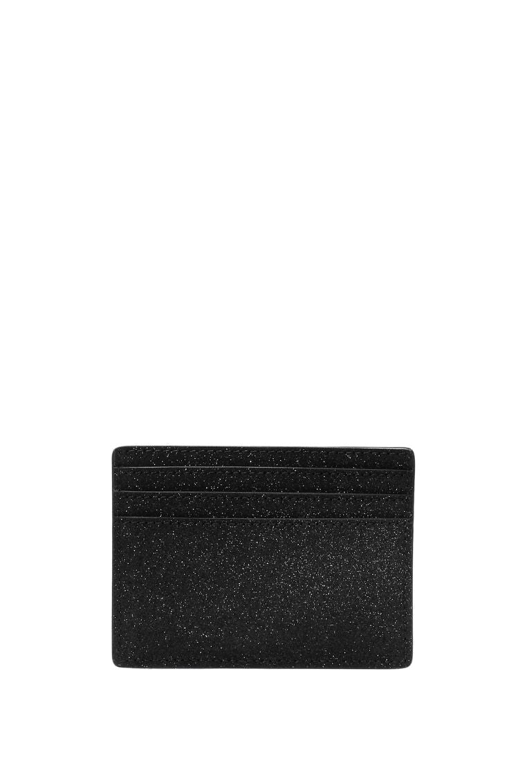 Glimmer Small Slim Card Holder Black