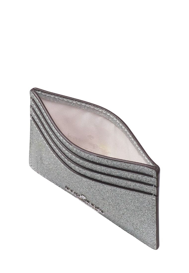 Glimmer Small Slim Card Holder Lunar Light