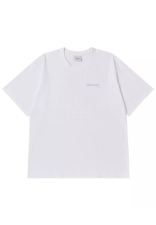 Hand Sketch Bear Short Sleeve T-Shirt White