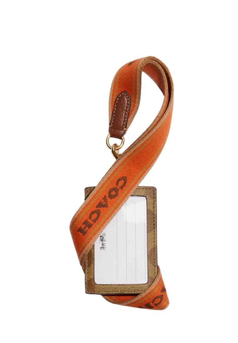 Id Lanyard In Signature Canvas Canyon Multi