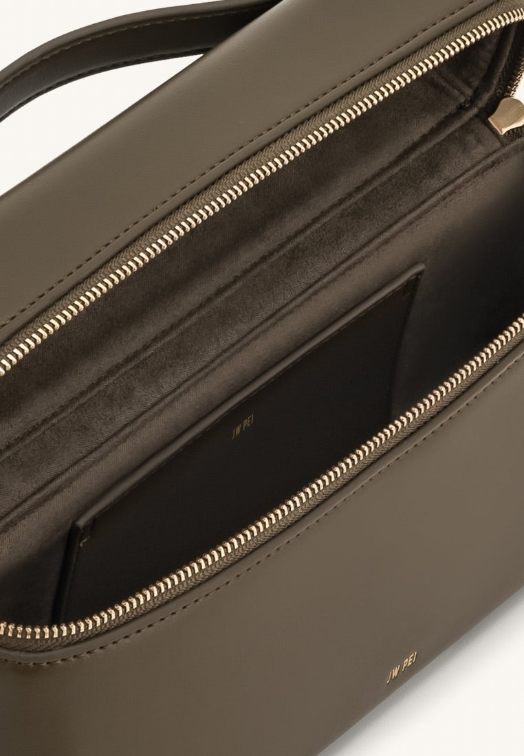Thea Top Handle Bag - Dark Olive
