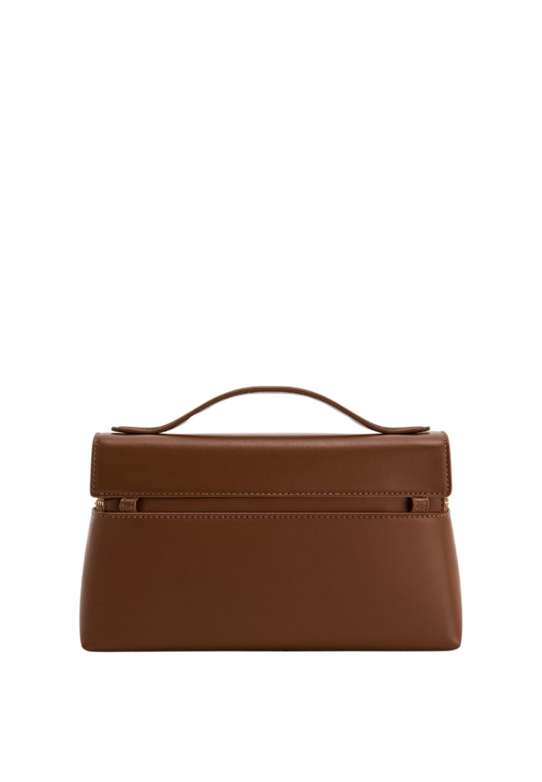 Thea Top Handle Bag - Brown